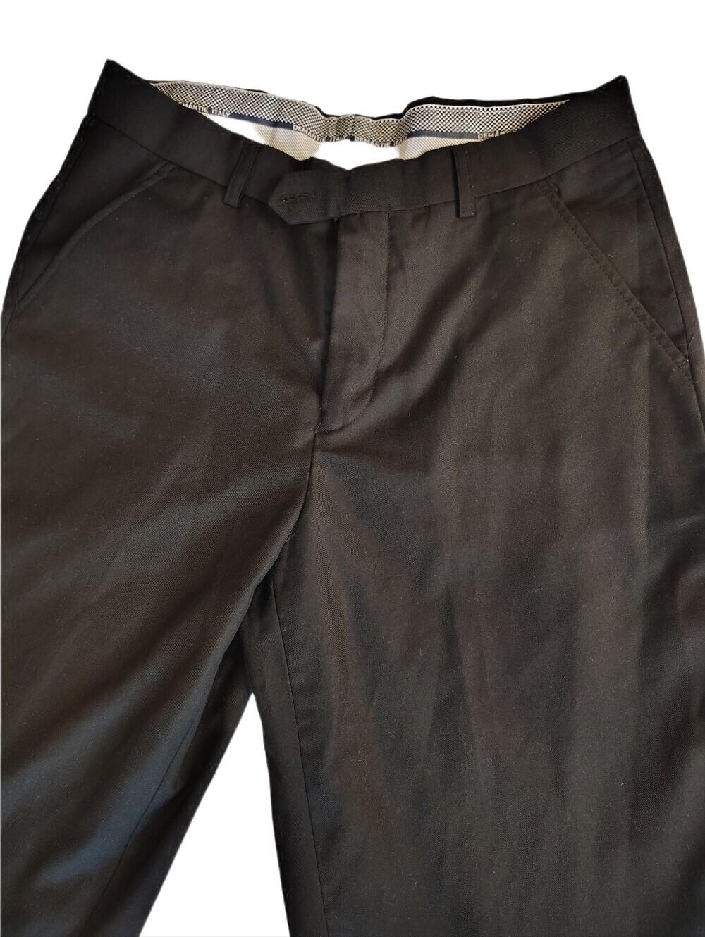 Men’s Demantii Italy Black Dress Pants - Picture 4 of 6